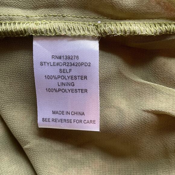 DR2 Daniel Raiin Green & Pink Paisley Elastic Waist Sleeve & Neck Top XXL - Picture 6 of 8